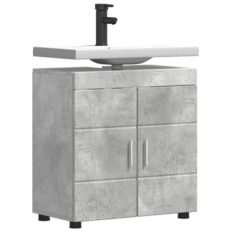 Vidaxl badkamerkastenset tulum beton grijs 60 x 34 x 63 cm