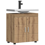 Vidaxl badkamerkastenset tulum artisan eiken 60 x 34 x 63 cm