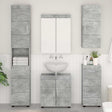 Vidaxl badkamer wandkast tulum beton grijs 37 x 24,5 x 86 cm