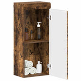 Vidaxl badkamer wandkast tulum gerookt eiken 37 x 24,5 x 86 cm
