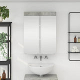 Vidaxl badkamer spiegelkast tulum beton grijs 60 x 16,5 x 78 cm