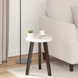 Vidaxl tafelblad ø 30 x 1,5 cm rond bewerkt hout hoogglans wit