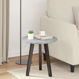 Vidaxl tafelblad ø 40 x 1,5 cm rond bewerkt hout grijs sonoma