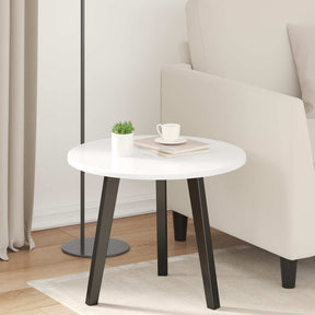 Vidaxl tafelblad ø 50 x 1,5 cm rond bewerkt hout hoogglans wit