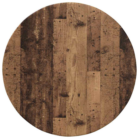 Vidaxl tafelblad ø 60 x 1,5 cm rond bewerkt hout oud hout