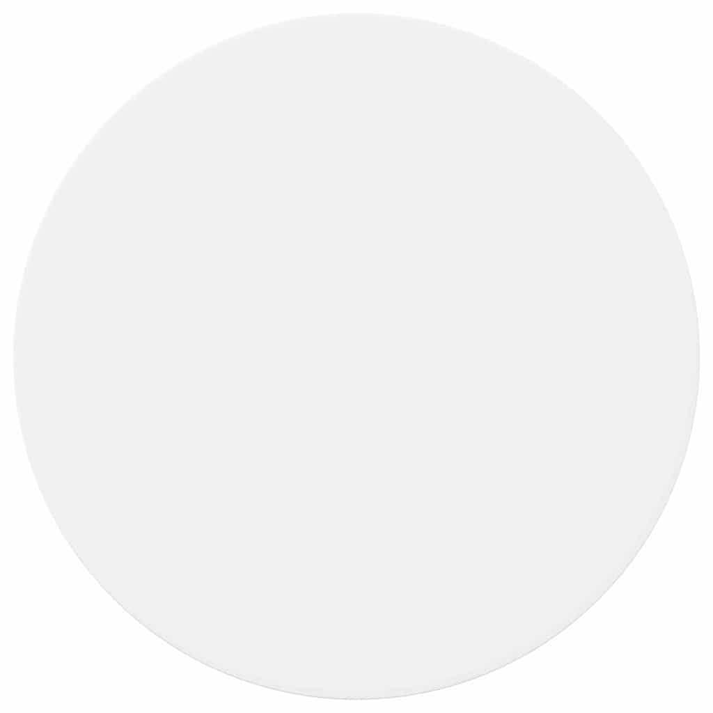 Vidaxl tafelblad ø 70 x 1,5 cm rond bewerkt hout wit