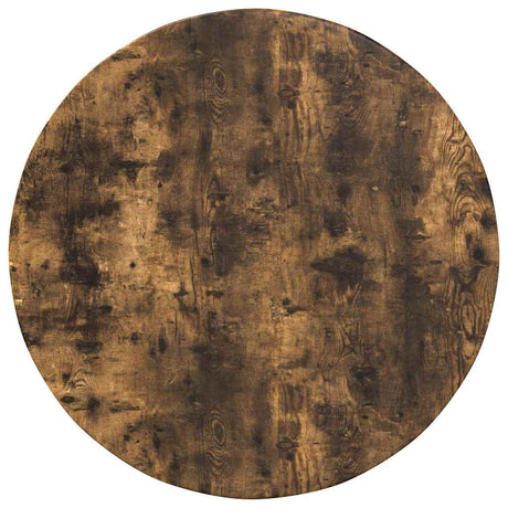 Vidaxl tafelblad ø 80 x 1,5 cm rond bewerkt hout gerookt eiken