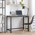 Vidaxl tafel grijs sonoma 80 x 50 x 76,5 cm engineered hout en staal