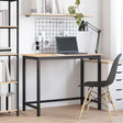 Vidaxl tafel naturel 100 x 50 x 77 cm engineered hout en staal