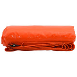 Vidaxl zeil 650g m² oranje 2 x 3 m canvas met pvc-coating