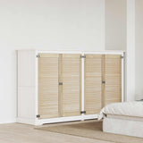 Vidaxl kastdeur 4 st naturel 110 x 49,5 cm massief grenenhout