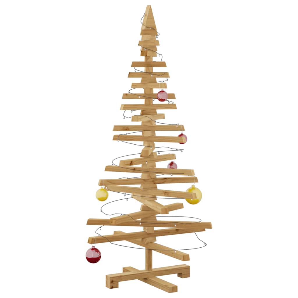 Vidaxl houten kerstboom kotka massief grenenhout