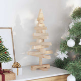 Vidaxl kerstbomen kotka 60 cm massief grenenhout naturel