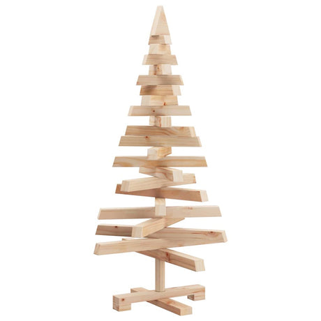 Vidaxl kerstbomen kotka 90 cm massief grenenhout naturel