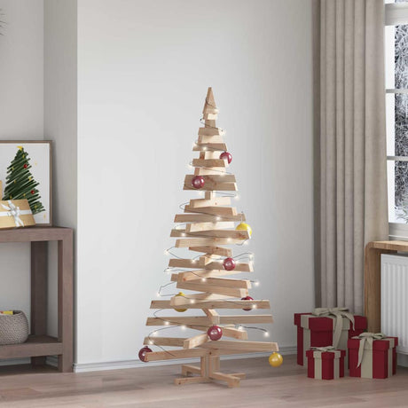 Vidaxl kerstbomen kotka 150 cm massief grenenhout naturel