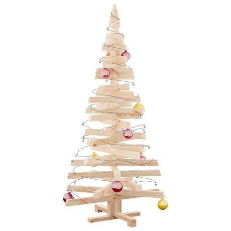 Vidaxl kerstbomen kotka 150 cm massief grenenhout naturel