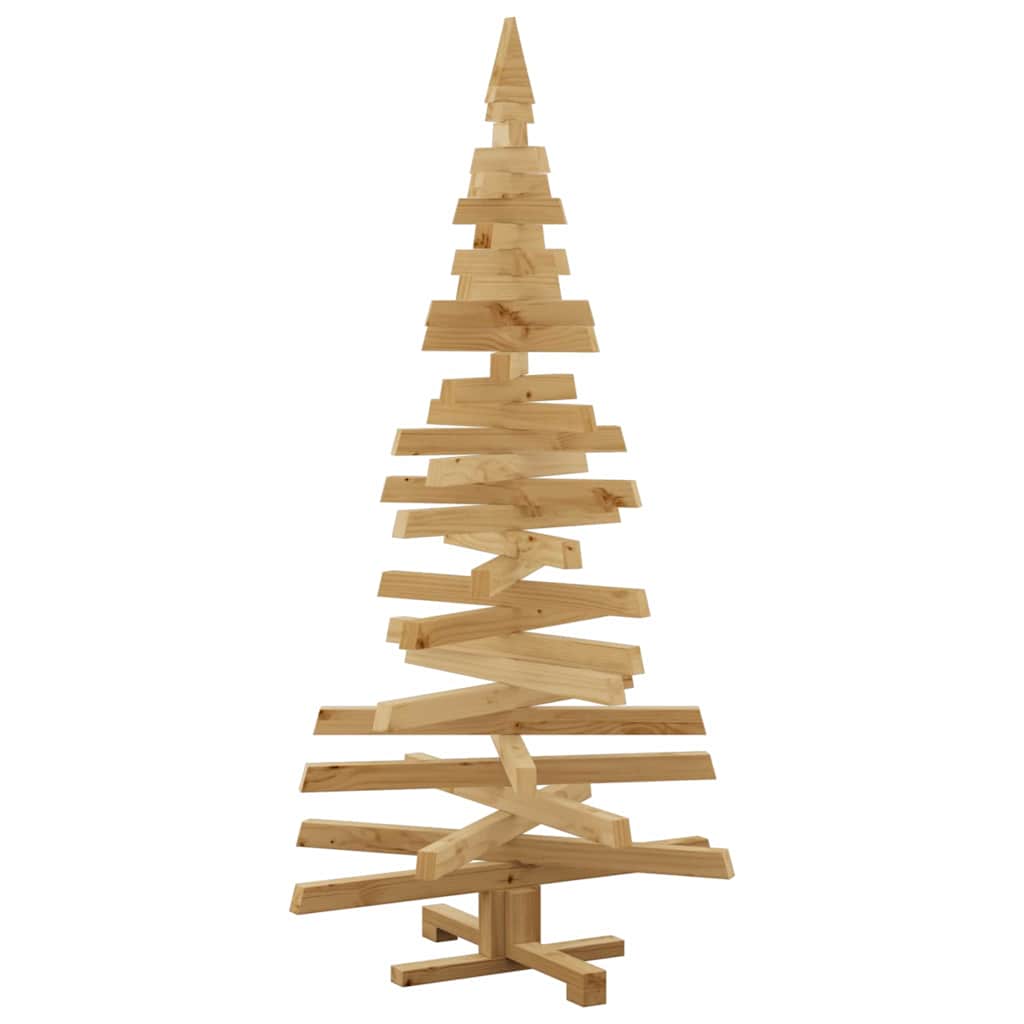 Vidaxl kerstbomen met standaard bruin 150 cm massief grenenhout