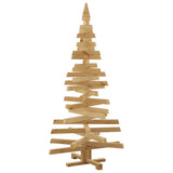 Vidaxl kerstbomen met standaard bruin 150 cm massief grenenhout