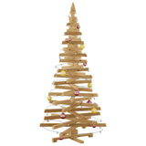 Vidaxl kerstbomen met standaard bruin 180 cm massief grenenhout