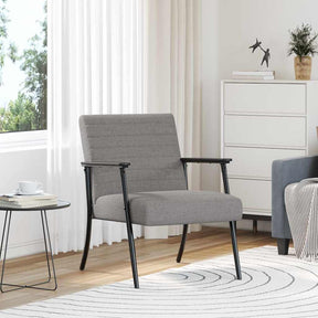 Vidaxl fauteuil taupe stof