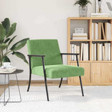 Vidaxl fauteuil lichtgroen fluweel