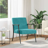 Vidaxl fauteuil turquoise fluweel