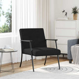 Vidaxl fauteuil zwart stof