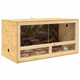 Vidaxl terrarium bruin 100 x 50 x 50 cm osb