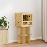 Vidaxl terrarium bruin 40 x 40 x 40 cm osb