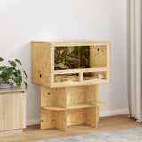 Vidaxl terrarium bruin 80 x 50 x 50 cm osb