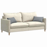 Vidaxl sofa kussens 2 stuks lichtgrijs 50 x 30 cm stof