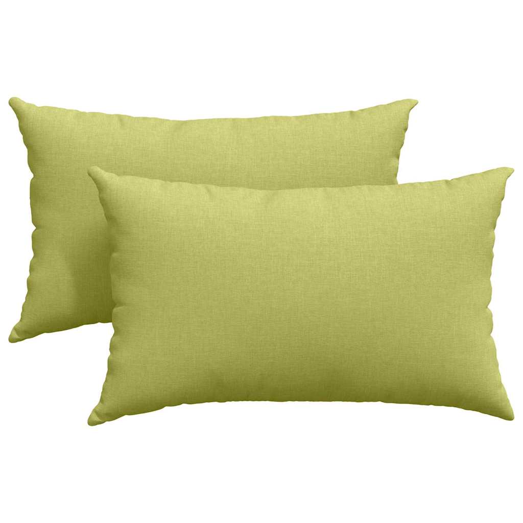 Vidaxl sofa kussens 2 pcs lichtgroen 50 x 30 cm stof