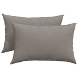 Vidaxl sofa kussens 2 pcs taupe 60 x 40 cm stof