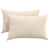 Vidaxl sofa kussens 2 stuks beige 60 x 40 cm stof