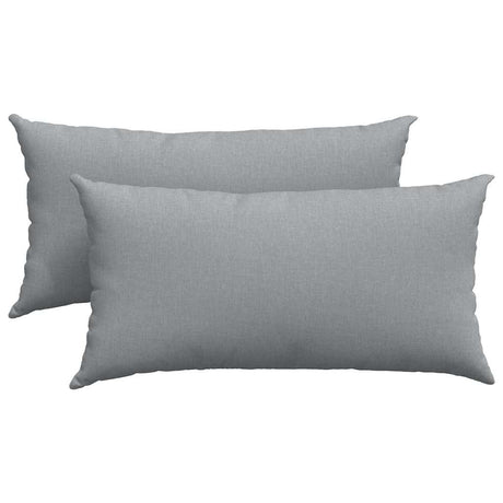 Vidaxl sofa kussens 2 pcs lichtgrijs 80 x 40 cm stof