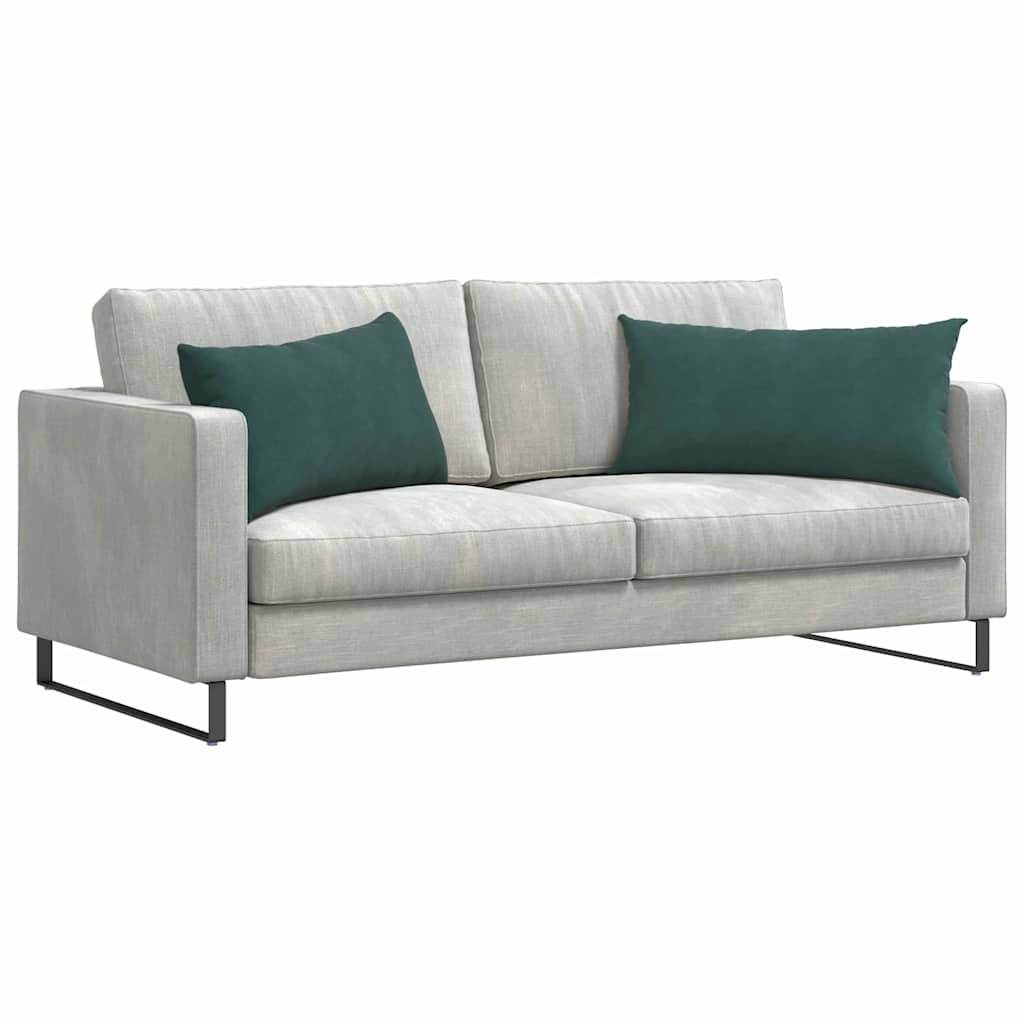 Vidaxl sofa kussens 2 stuks donkergroen 80 x 40 cm cordstof