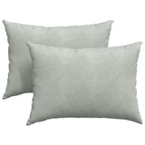 Vidaxl sofa kussens 2 stuks lichtgrijs 70 x 50 cm cordstof