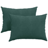 Vidaxl sofa kussens 2 stuks donkergroen 70 x 50 cm cordstof