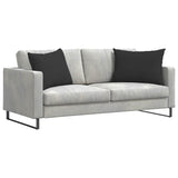 Vidaxl sofa kussens 2 stuks zwart 70 x 50 cm stof