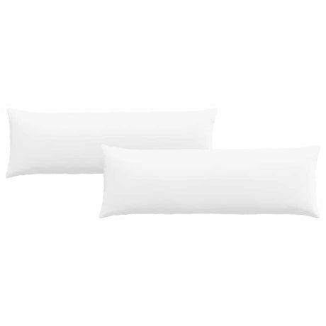 Vidaxl sofa kussens 2 st stof wit 120 x 40 cm