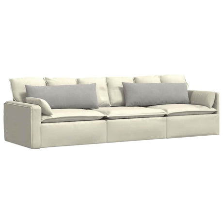 Vidaxl sofa kussens 2 st stof lichtgrijs 120 x 40 cm