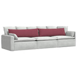 Vidaxl sofa kussens 2 pcs wijnrood 145 x 40 cm stof