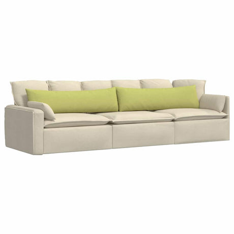 Vidaxl sofa kussens 2 st stof lichtgroen 145 x 40 cm