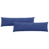 Vidaxl sofa kussens 2 stuks politieblauw 145 x 40 cm cordstof