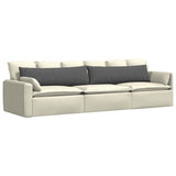 Vidaxl sofa kussens 2 stuks donkergrijs 145 x 40 cm cordstof