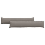 Vidaxl sofa kussens 2 pcs taupe 200 x 40 cm stof