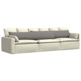 Vidaxl sofa kussens 2 pcs taupe 200 x 40 cm stof