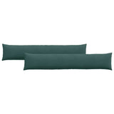 Vidaxl sofa kussens 2 stuks donkergroen 200 x 40 cm cordstof