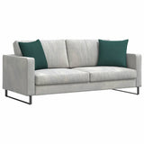 Vidaxl sofa kussens 2 pcs donkergroen 45 x 45 cm stof