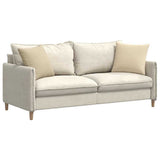 Vidaxl sofa kussens 2 stuks crème 45 x 45 cm stof
